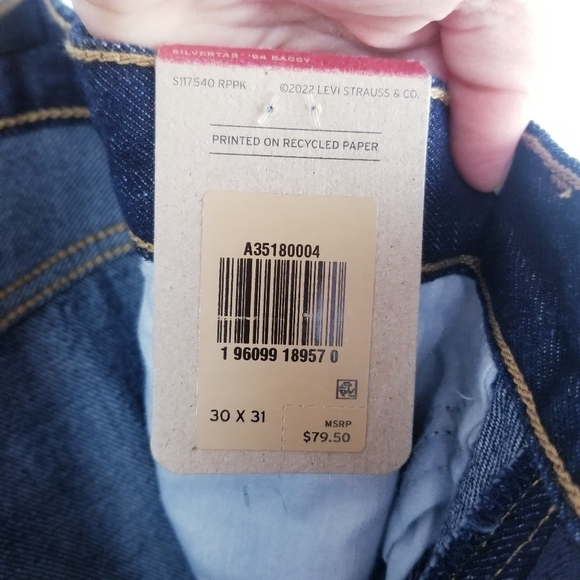 Levi's SilverTab '94 Baggy A35180004 Jeans NWT - Picture 12 of 16